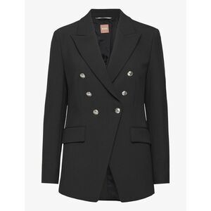 New BOSS hugo boss Sz 16 Jelary Black Double Breasted Blazer Jacket